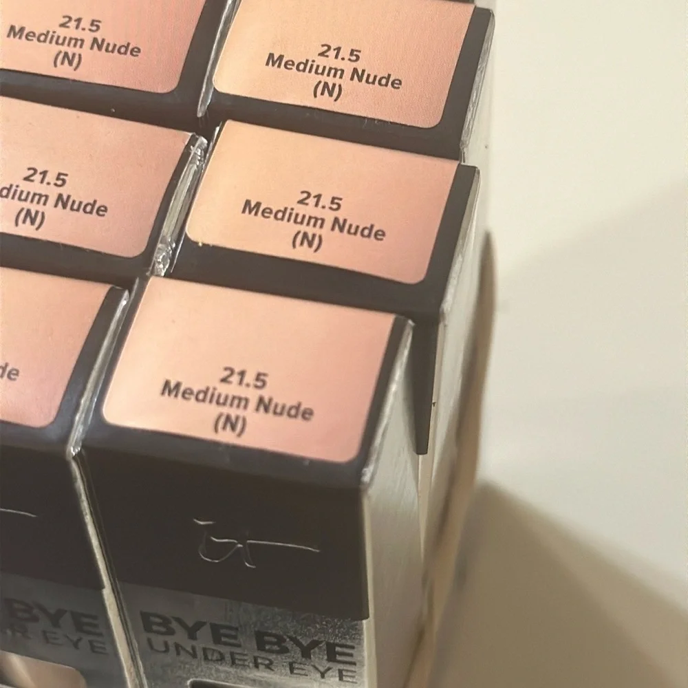 🆕 IT BYE BYE UNDER EYE FULL COVERAGE WATERPROOF CONCEALER 21.5 Medium Nude